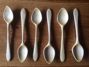 Sycamore Cooking Spoons : Large
